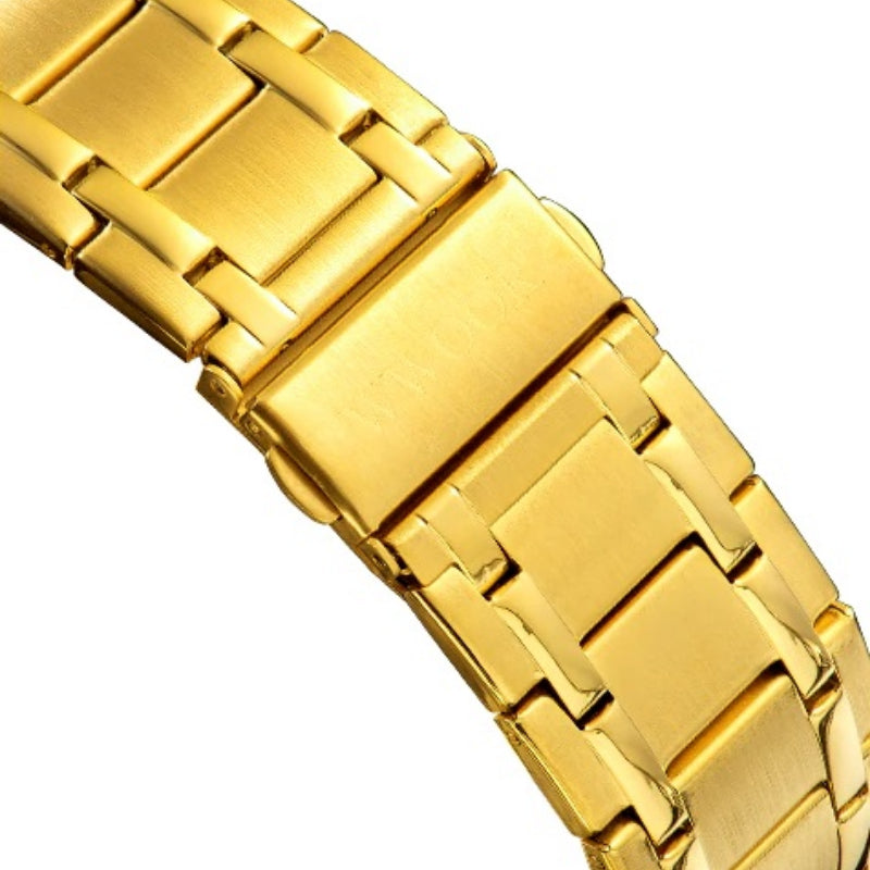 Stainless Steel Square Dial Business Quartz Watches for Men