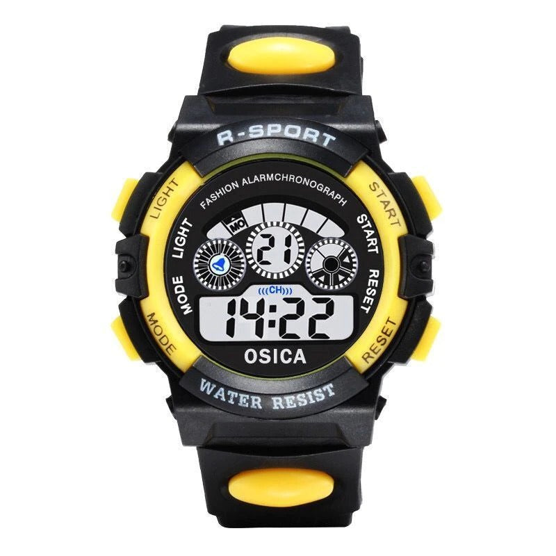 Kids Luminous Digital LED Display Waterproof Fashion Watches